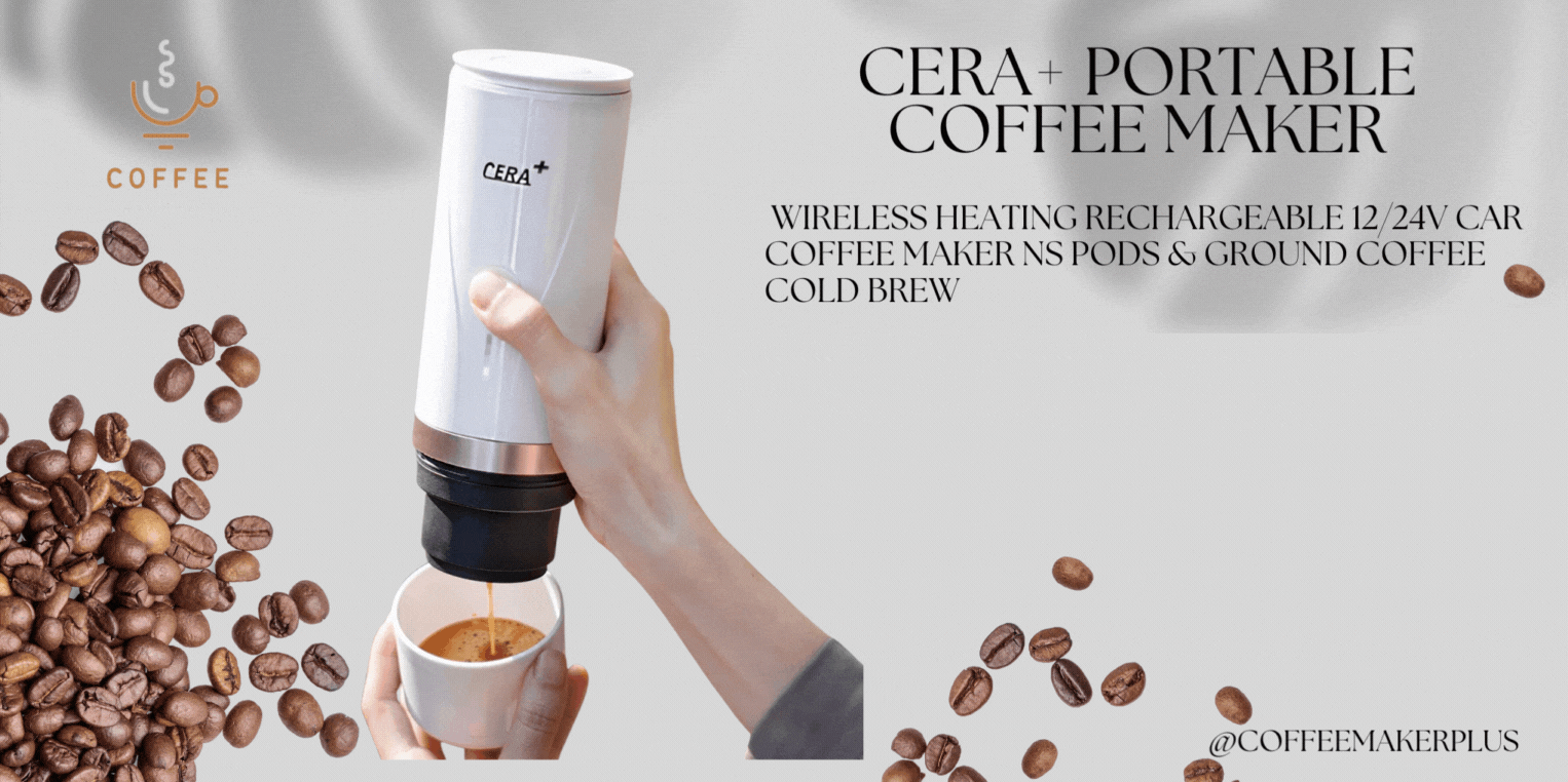 CERA+ Portable Coffee Maker Wireless