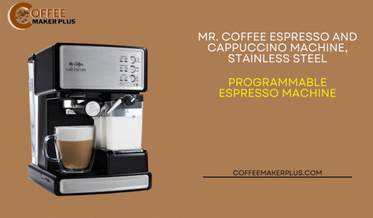 Mr. Coffee Espresso and Cappuccino Machine, Stainless Steel - Best Espresso Maker under $200